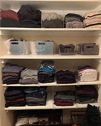 Broomall, PA Professional Organizing Services - Life Simplified, LLC closet