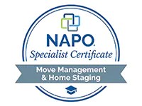 NAPO Specialist Certificate Move Management & Home Staging