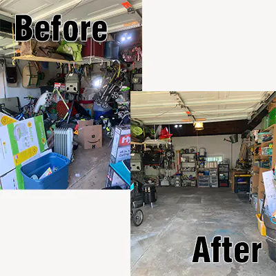 Sample Organizing Before and After Pic